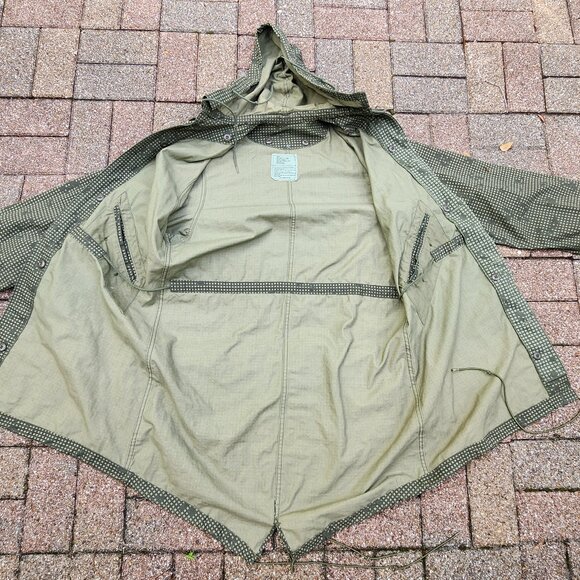 U.S. Military Parka Night Camouflage Desert Medium Vintage Army - Picture 3 of 4